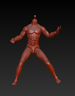 hot toy-1 6 action figure base 3d scan toy art mash super hero batman superman 3d print model - Mito3D
