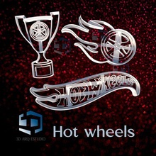 hot wheels cookie cutter 3d print model - Mito3D