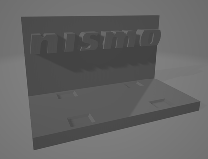 hot wheels diecast diorama 1 64 garage nismo shelf 3d print model - Mito3D