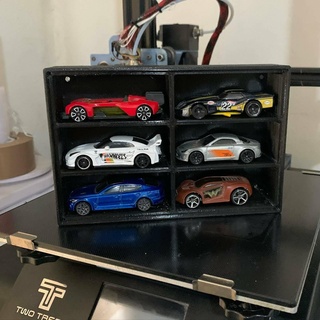hot wheels diecast rack 6 cars cart collection wheel sample toy 3d print model - Mito3D