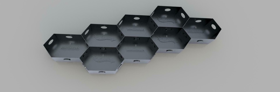 caldo ruote scatola fiammiferi modulare 1 64th scala macchine 3d print model - Mito3D