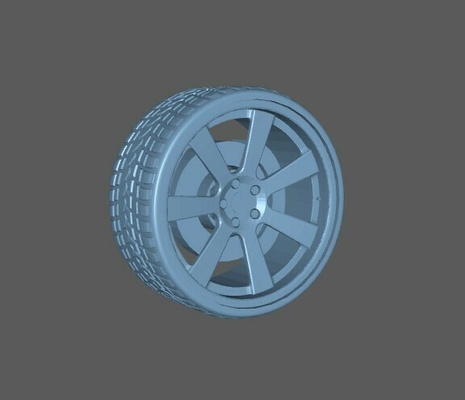 sıcak tekerlekler jant 1 64 tekerlek araba disk jantlar jdm almanya 3d print model - Mito3D