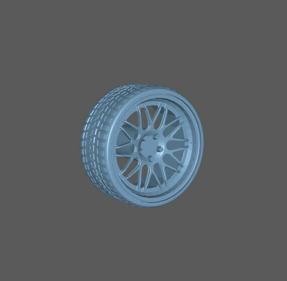 caldo ruote cerchio 1 64 ruota macchina disco cerchi jdm germania 3D print model - Mito3D