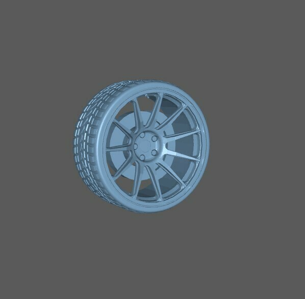 chaud roues jante 1 64 roue voiture disque jantes jdm allemagne 3D print model - Mito3D