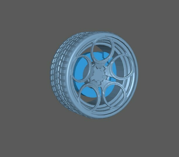 quente rodas borda 1 64 roda carro disco aros jdm alemanha 3D print model - Mito3D