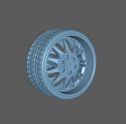 caldo ruote cerchio 1 64 ruota macchina disco cerchi jdm germania 3d print model - Mito3D