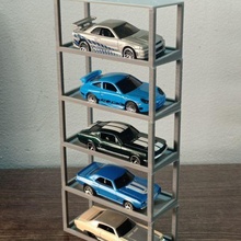 heiß Räder Regal 1 64 Spiel heiße Reifen Wagen Autos Miniatur 3d print model - Mito3D