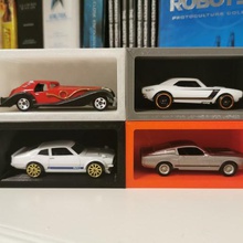 hot wheels mur d'écran modulaire gadget die-cast des voitures les jouets cas d'affichage 3d print model - Mito3D