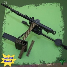 hotchkiss m1914 scala 1 4 pistola fucile grg replica pistole mitragliatrice 3d print model - Mito3D