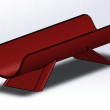 hotdog holder v1 hot dog 3d print model - Mito3D