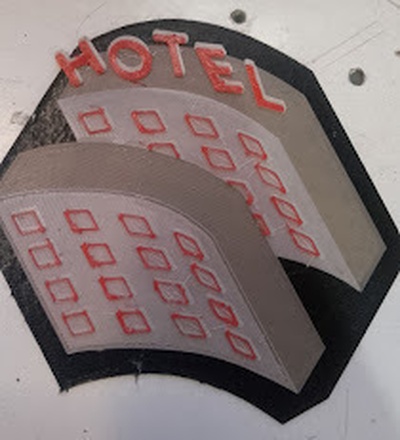 hotel leinen vorrichtung anwenden kleidung rap schuhe turnschuhe mode stickerei nähen leder 3d print model - Mito3D