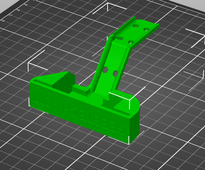hotend câble titulaire soutien geeetech a20t 3D print model - Mito3D