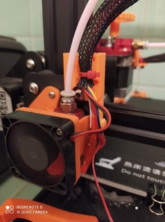 Hotend cabos suporte minv2 ender 3 3d impressora acessórios 3d print model - Mito3D