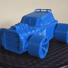 tige chaud coureur voiture véhicule fdm ender3 mixeur kit mains libre jouet 3d print model - Mito3D