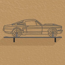 hotwheels caja de cerillas coche estante juego coches juguete la raza contador dinky los juguetes rueda ruedas ford mustang shelby el músculo 3d print model - Mito3D
