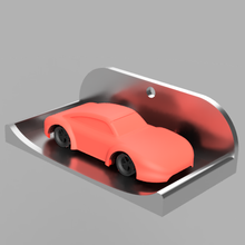ruedas calientes pared montar juego coche vehiculo apoyo juegos juguete niño circuito 3d print model - Mito3D