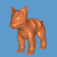 chien 228 Pokémon 3d print model - Mito3D