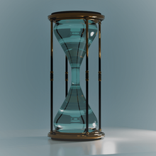 hourglass home decoration 3d print model - Mito3D