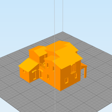 house architecture villa model 3d print model - Mito3D