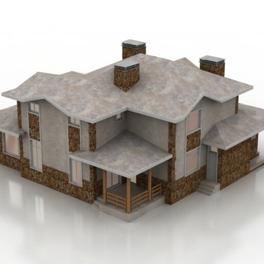 Haus Wohn Land Konstruktion 3D print model - Mito3D