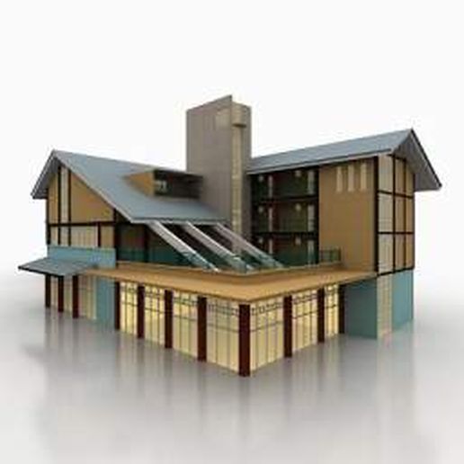 Haus Gebäude Konstruktion 3D print model - Mito3D