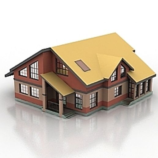 ev bina inşaat 3D print model - Mito3D