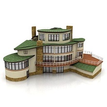 maison construction bâtiment 3d print model - Mito3D