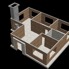 ev mimarlık konut jannie oyuncak modelleme 3d print model - Mito3D