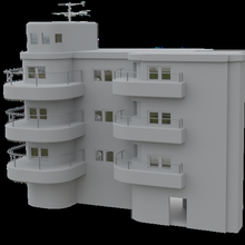 maison architecture Hôtel 3d print model - Mito3D