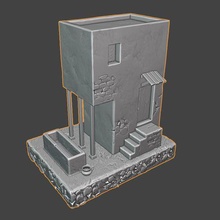 Haus Architektur Kunst 3d Modell 3d print model - Mito3D