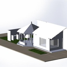 casa architettura 3d print model - Mito3D