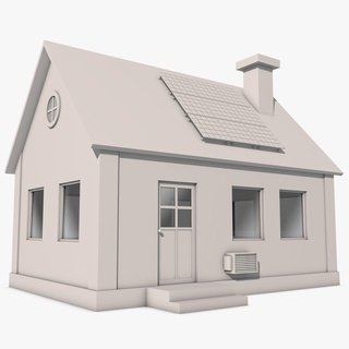 house architecture building estate modern home construction residence 3d exterior 3d print model - Mito3D