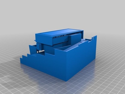house - nice swiming pool buildings structures 3d print model - Mito3D