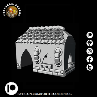 house - supportless Game 3d print model - Mito3D