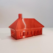 house - vase mode compatible architecture low poly vasemode home 3d print model - Mito3D