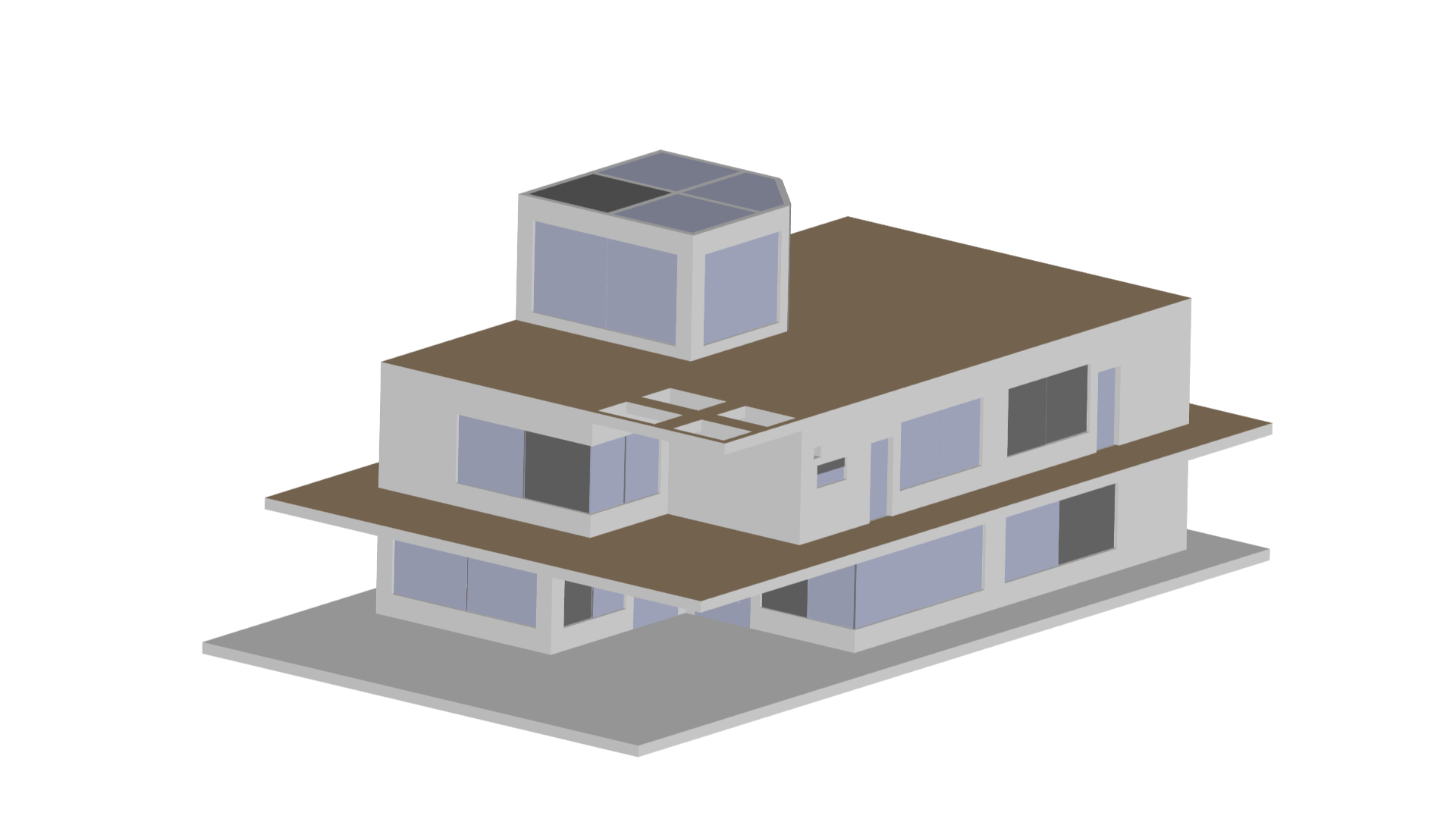 house - villa village 3D print model - Mito3D