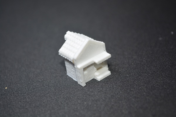 house 03 - scale 1 500 model maquette 3d print model - Mito3D