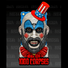 Casa 1000 cadaveri Capitano spaulding magnete gioco terrore orrore film figurina fallimento clown diavolo zombie 3d print model - Mito3D