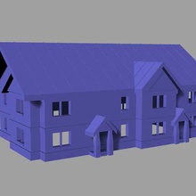 maison 1 de l'architecture les bâtiments des structures 3d print model - Mito3D