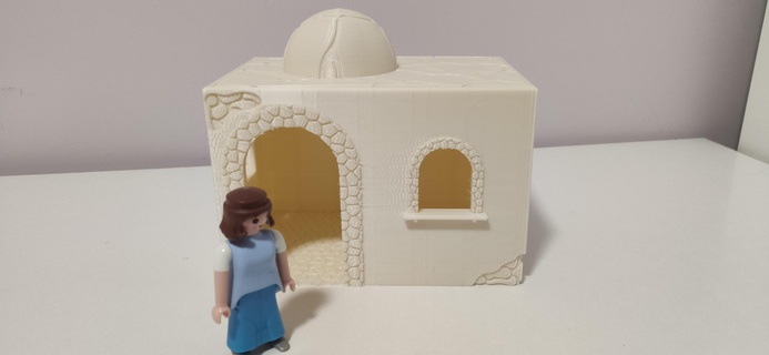 house bethlehem toy playmobil belen miniatures decor home christmas 3d print model - Mito3D
