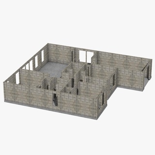maison construction 3d print model - Mito3D