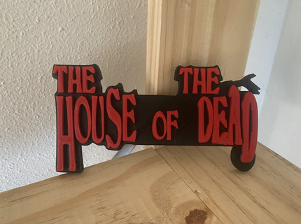 house dead logo Game 3d print model - Mito3D