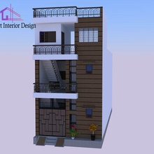 house design architecture family outdoors window apartment building sky interior village residental roof contemporary suburban facade flat cottage residential town 3d print model - Mito3D