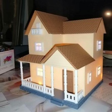 casa muñecas caja habitación arquitectura rumbox edificio constructor cabina choza cabaña 3d print model - Mito3D