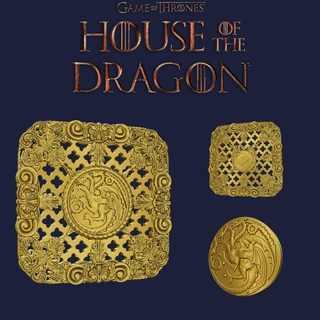 casa Dragão sinetes colares Aegon valiriano aço coroa ferro jogos tronos viserys Targaryen pacífico rei demônio cosplay representante 3d print model - Mito3D
