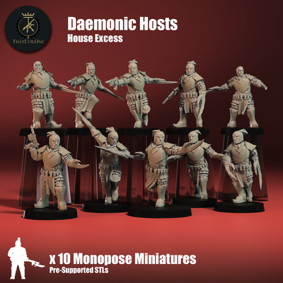 haus überschuss dämonisch gastgeber vorausgesetzt spiel bewachen horus kaiserliche schuss elite 28mm pike landsknecht kultisten wachen miliz kulte ketzerei abtrünnige ketzer verräter infanterie panzer 3d print model - Mito3D