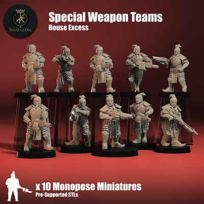 casa exceso especial armas presupuesto juego guardia horus imperial disparo élite 28mm lucio landsknecht cultistas guardias milicia cultos herejía renegados herejes traidor infantería tanque 3d print model - Mito3D