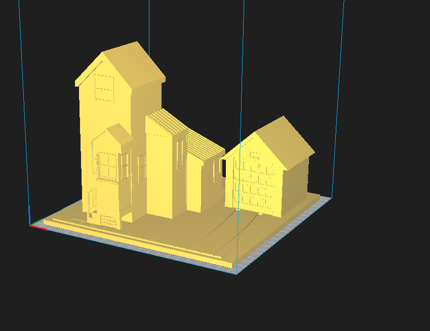 Haus Garage Architektur 3D print model - Mito3D