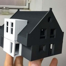 maison architecture miniature bâtiments structures 3d print model - Mito3D