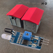 house infrared sensor train ho game model making 3d print model - Mito3D